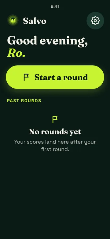 Home: first time, dark