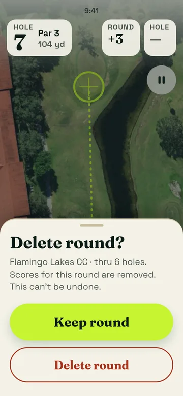 Delete round? (in round), light